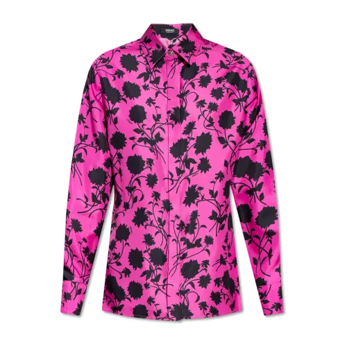 Versace , Silk shirt ,Pink female, Sizes: