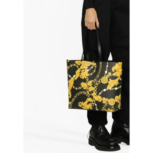 Versace , Stylish Shopping Bag ,Black female, Sizes: ONE SIZE