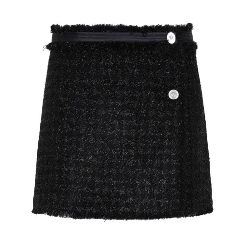 Versace , Stylish Skirt ,Black female, Sizes: