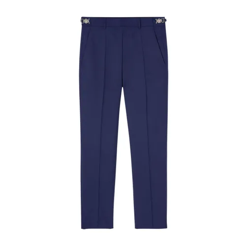 Versace , Stylish Trousers ,Blue male, Sizes: