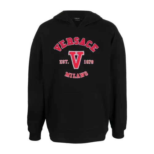 Versace , Sweatshirt ,Black male, Sizes: