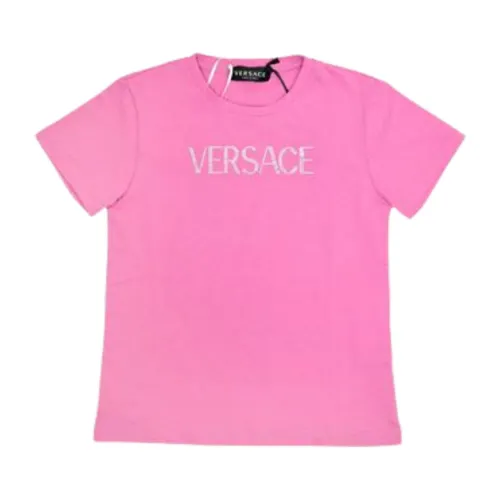 Versace , T-shirts and Polos Pink ,Pink female, Sizes: