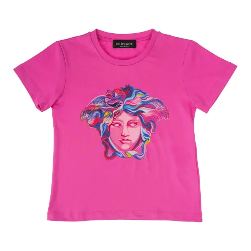 Versace , T-Shirts ,Pink female, Sizes: