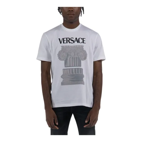 Versace , T-Shirts ,White male, Sizes: