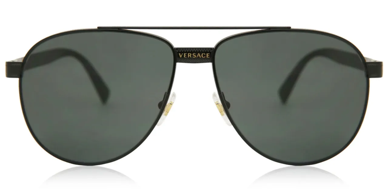 Versace VE2209 100987 Men's Sunglasses Black Size 58