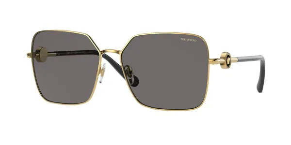 Versace VE2227 Polarized 100281 Women's Sunglasses Gold Size 59