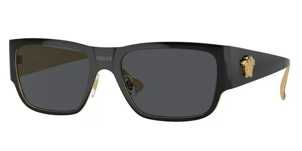 Versace VE2262 143387 Men's Sunglasses Black Size 56