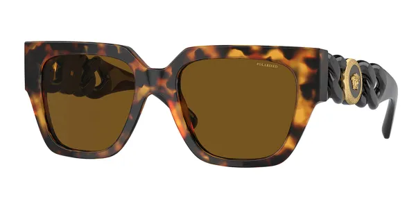 Versace VE4409 Polarized 511983 Women's Sunglasses Tortoiseshell Size 53