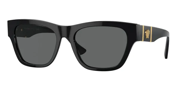 Versace VE4457 GB1/87 Men's Sunglasses Black Size 55