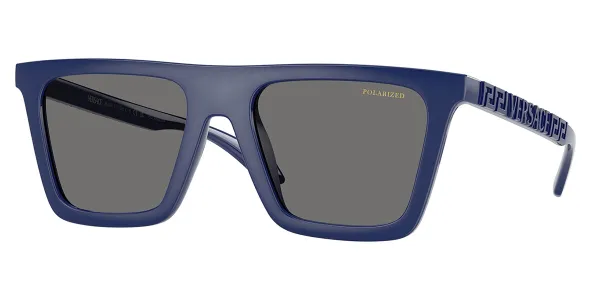 Versace VE4468U Polarized 545081 Men's Sunglasses Blue Size 53
