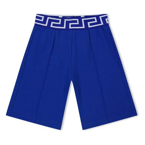 VERSACE Versace Logo Shorts Jn42 - Blue