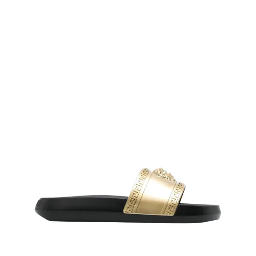 Versace , Versace Sandals Golden ,Beige male, Sizes: