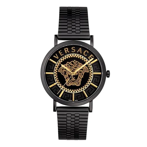 VERSACE Versace V Essential Watch - Black