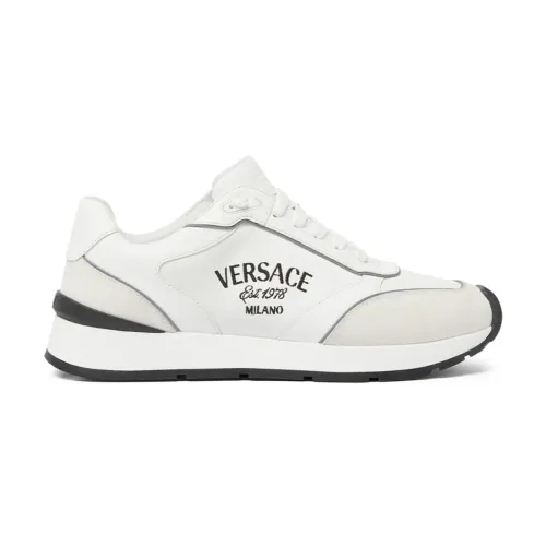 Versace , White Sneakers for Men ,Multicolor male, Sizes: