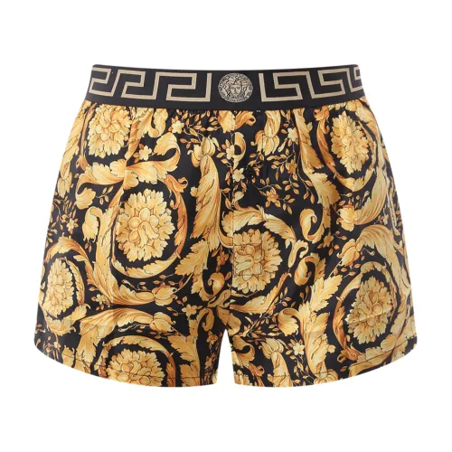 Versace , Women Clothing Shorts Gold Aw23 ,Yellow female, Sizes:
