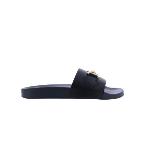 Versace , Womens Pool Slide Sandals ,Black female, Sizes: