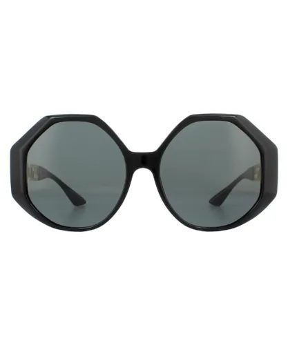 Versace Womens Sunglasses VE4395 534587 Black Dark Grey - One