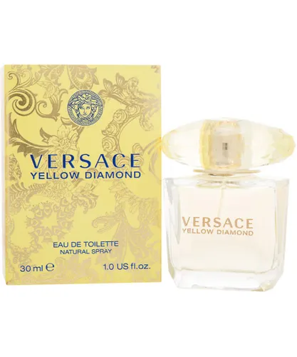 Versace Womens Yellow Diamond Eau de Toilette 30ml Spray For Her - Orange - One Size