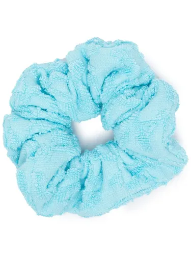 Versace x Dua Lipa towel scrunchie - Blue