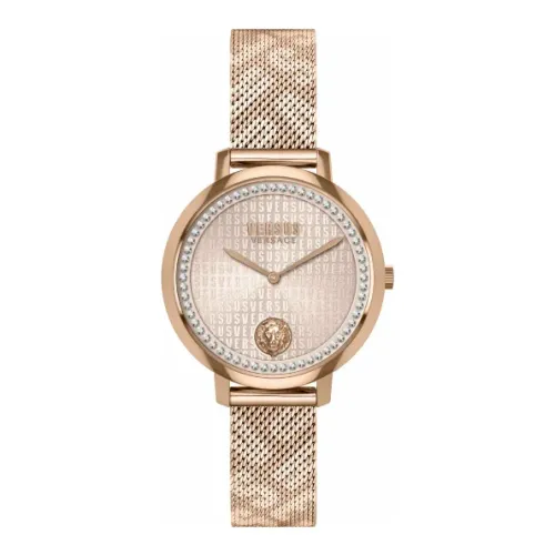 Versus Versace , Rose Gold watches ,Pink female, Sizes: ONE SIZE