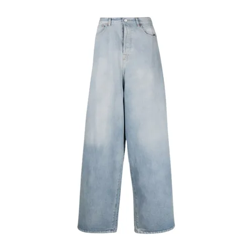 Vetements , Destroyed Jeans ,Blue male, Sizes: