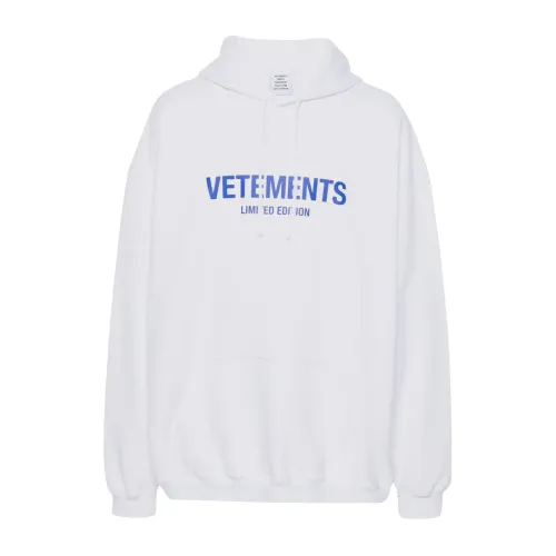 Vetements , Limited Edition Sweatshirt ,White male, Sizes: