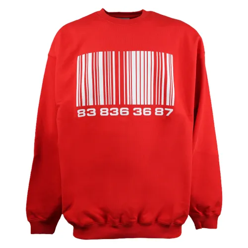 Vetements , Sweatshirts ,Red male, Sizes:
