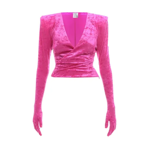 Vetements , TOP ,Pink female, Sizes: