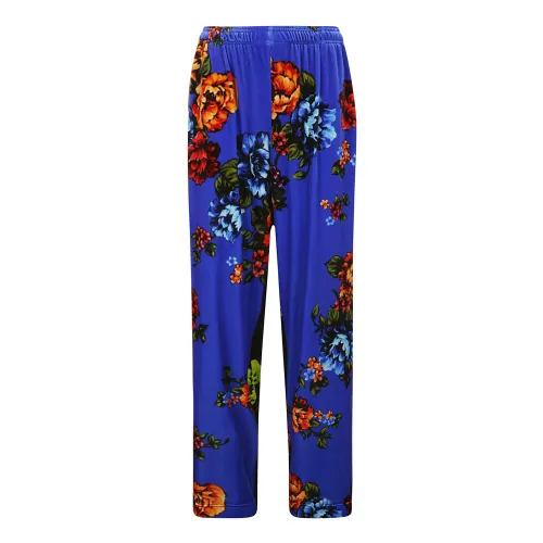 Vetements , Velvet Flower Lounge Pants ,Multicolor female, Sizes: