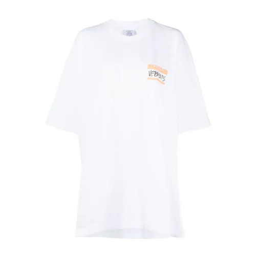 Vetements , Vetements T-shirts and Polos White ,White female, Sizes: