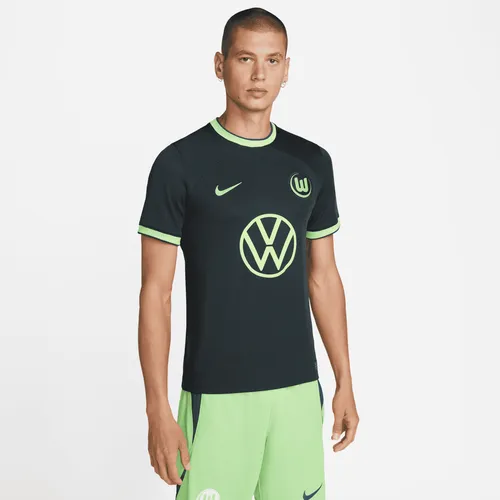 VfL Wolfsburg 2022/23 Stadium Away Men's Nike Dri-FIT Football Shirt - Green - Polyester