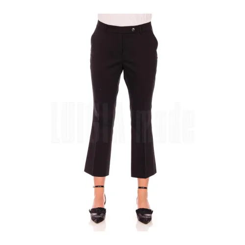 Via Masini 80 , Stylish Pants ,Black female, Sizes: