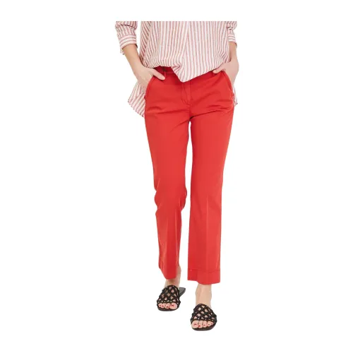 Via Masini 80 , Stylish Pants ,Red female, Sizes: