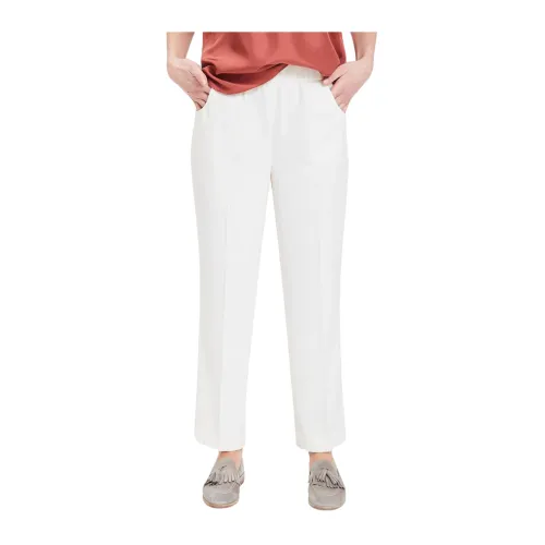 Via Masini 80 , Stylish Pants ,White female, Sizes: