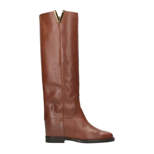 Via Roma 15 , Knee-High Boots ,Brown female, Sizes: