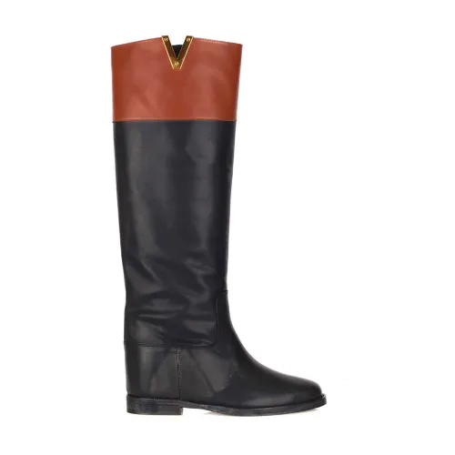 Via Roma 15 , Via Roma 15 Boots ,Black female, Sizes: