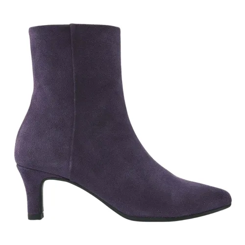 Via Vai , Dark Purple Ankle Boots ,Purple female, Sizes:
