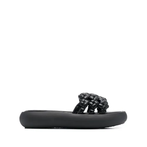 Vic Matié , Black Sandals with 4.0cm Heel ,Black female, Sizes: