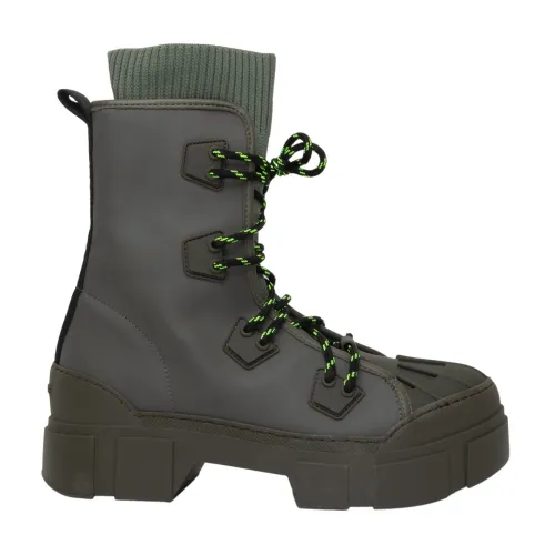 Vic Matié , Green Military Rock Trekking Boots ,Green female, Sizes: