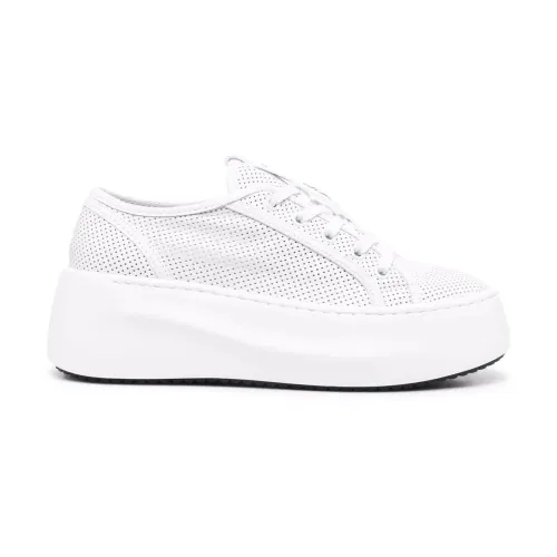 Vic Matié , White Casual Closed Flats Sneakers ,White female, Sizes: