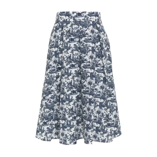 Vicario Cinque , Blue Skirt for Women ,Multicolor female, Sizes: