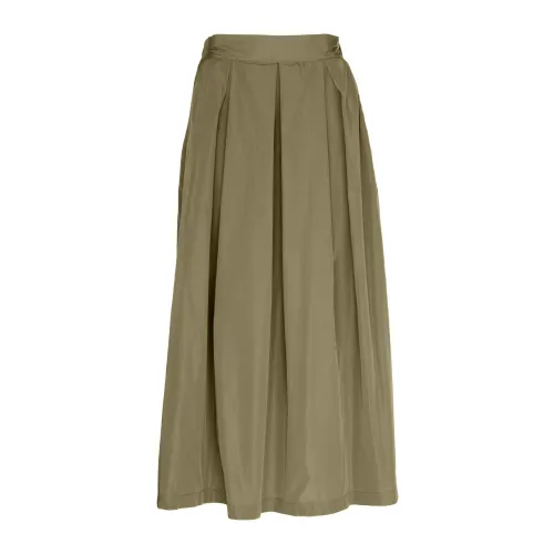 Vicario Cinque , Military Green Skirts for Women ,Green female, Sizes:
