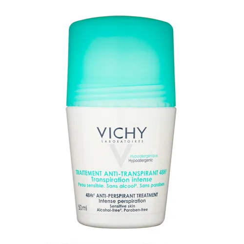 Vichy Deodorant 48 Hour Intensive Anti-Perspirant Roll On 50Ml