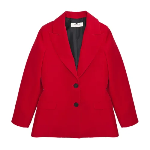 ViCOLO , Comfortable Jacket ,Red female, Sizes: