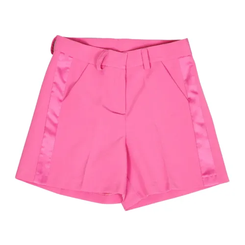 ViCOLO , High-waisted Fuchsia Kids Shorts ,Pink female, Sizes: