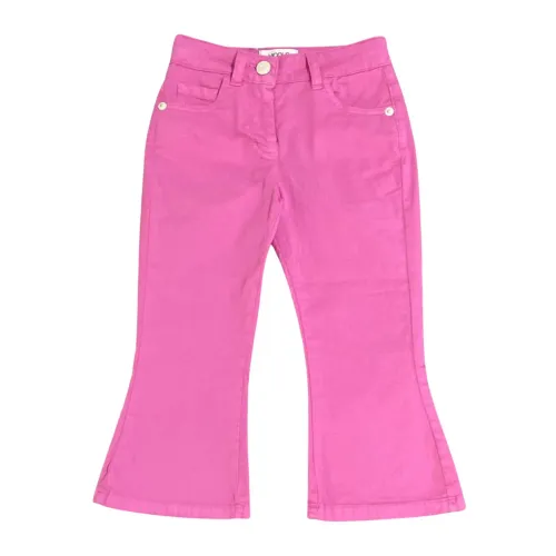 ViCOLO , Pink Flared Pants for Kids ,Pink female, Sizes: