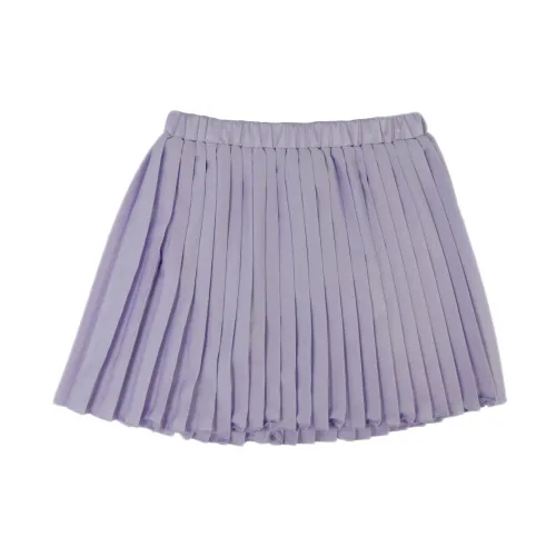 ViCOLO , Purple Pleated Skirt for Girls ,Purple female, Sizes: