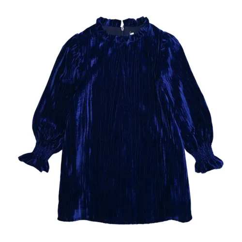 ViCOLO , Velvet Dress ,Purple female, Sizes: