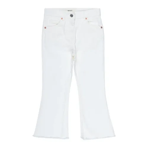ViCOLO , White Flared Jeans for Kids ,White female, Sizes: