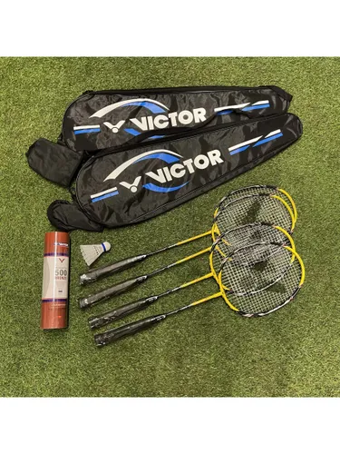 VICTOR AL-2200 Outdoor 4 Player Badminton Set - Unisex